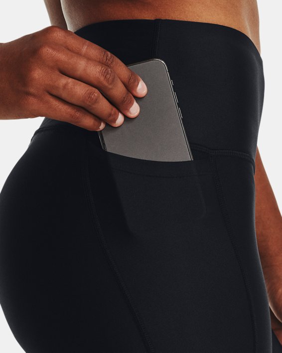 Women's HeatGear® Evolved Graphic Leggings in Black image number 3